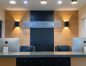 Front office of Alpha One Dental